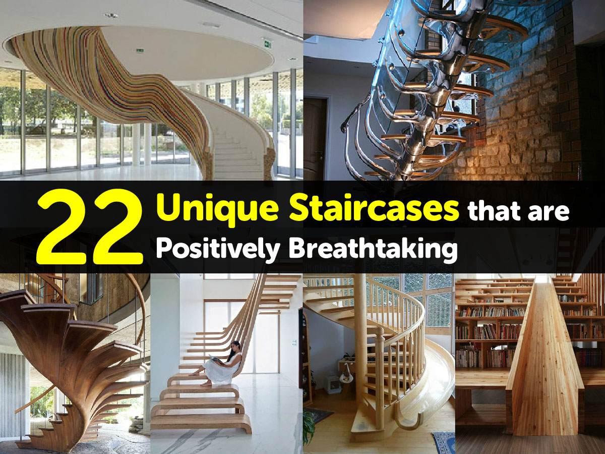 22 Unique Staircases that are Positively Breathtaking
