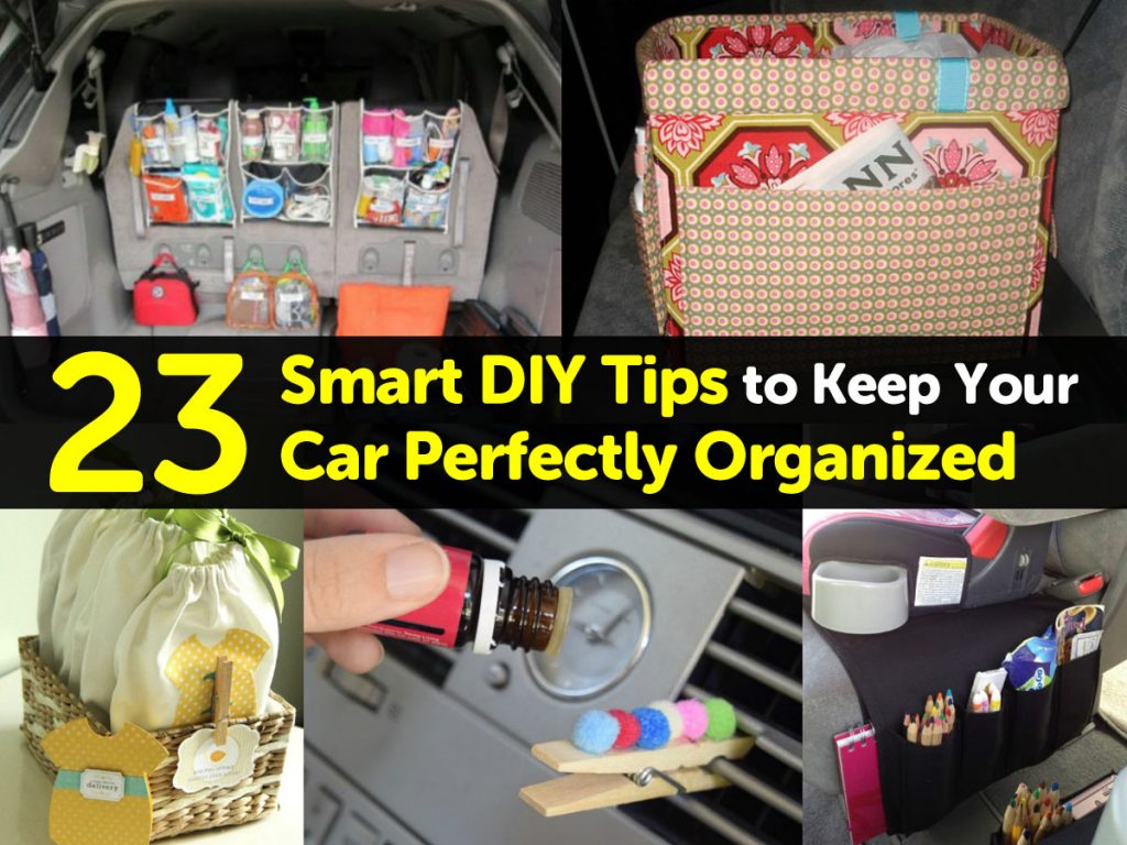 23 Smart DIY Tips to Keep Your Car Perfectly Organized